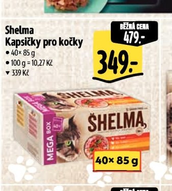 Shelma Kapsičky pro kočky