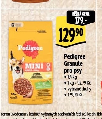 Pedigree Granule pro psy