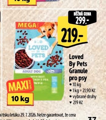 Loved By Pets Granule pro psy