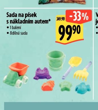Sada na písek s nákladním autem