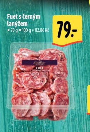Fuet s černým lanýžem
