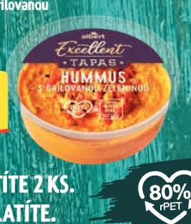 Hummus s grilovanou zeleninou
