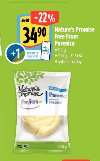 Nature's Promise Free From Parenica