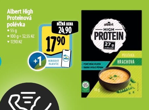 Albert High Proteinová polévka