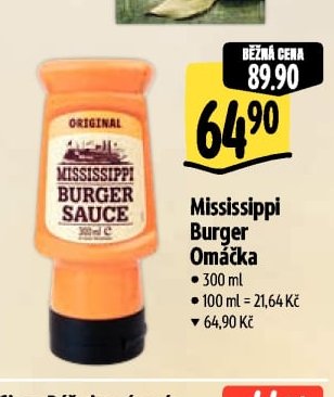 Mississippi Burger Omáčka
