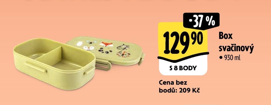 Box svačinový 930 ml