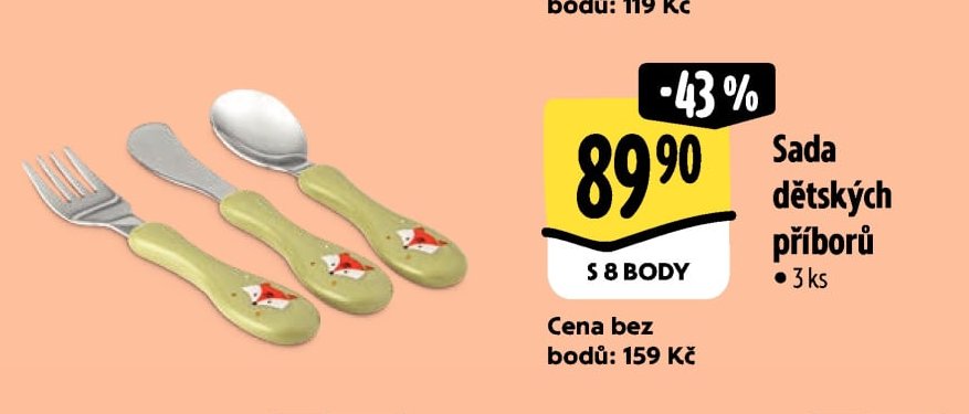Sada dětských příborů 3 ks