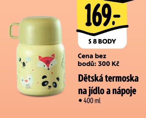 Dětská termoska na jídlo a nápoje 400 ml