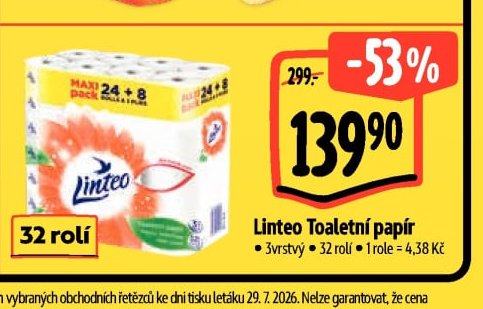 Linteo Toaletní papír