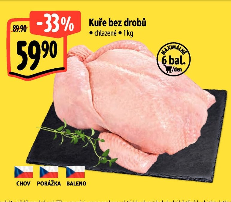Kuře bez drobů