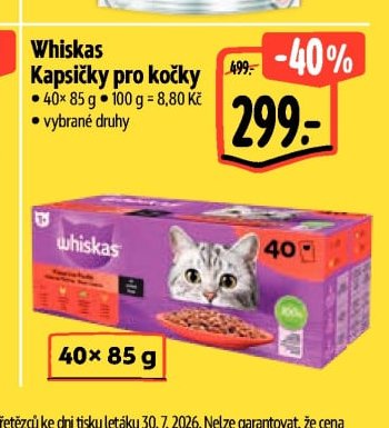 Whiskas Kapsičky pro kočky