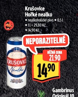 Krušovice Hořké nealko