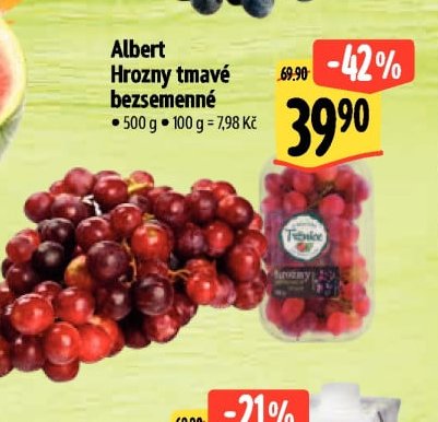 Albert Hrozny tmavé bezsemenné