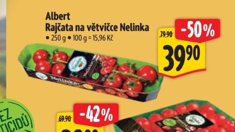 Albert Rajčata na větvičce Nelinka