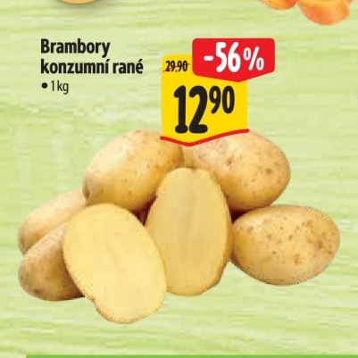 Brambory konzumní rané