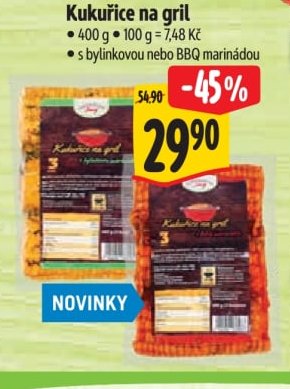 Kukuřice na gril