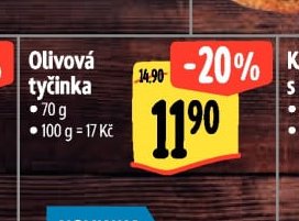 Olivová tyčinka