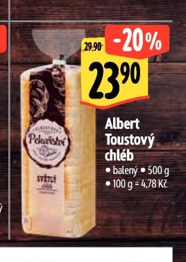 Albert Toustový chléb