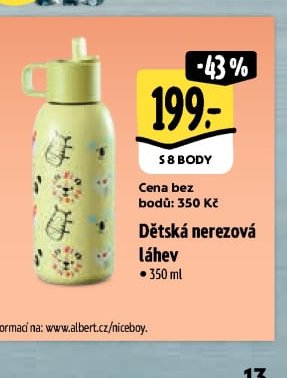 Dětská nerezová láhev