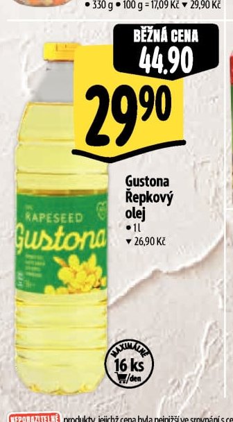 Gustona Řepkový olej