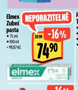 Elmex Zubní pasta