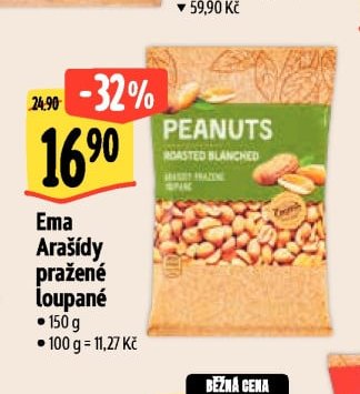 Ema Arašídy pražené loupané