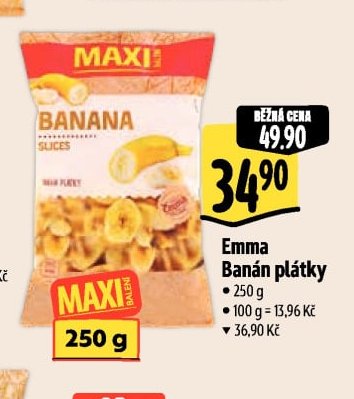 Emma Banán plátky