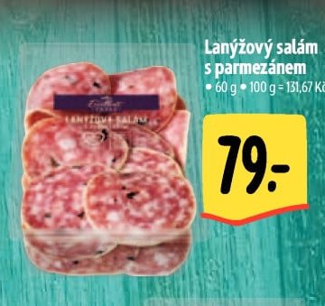 Lanýžový salám s parmezánem