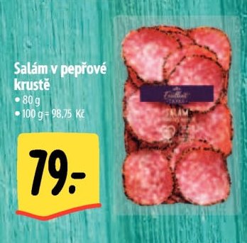 Salám v pepřové krustě