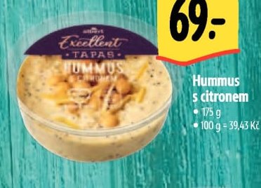 Hummus s citronem