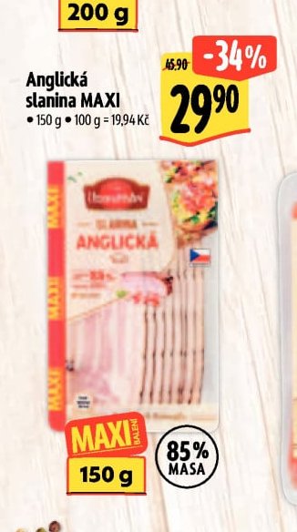 Anglická slanina MAXI
