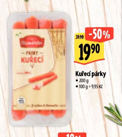 Kuřecí párky