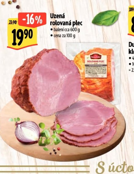 Uzená rolovaná plec
