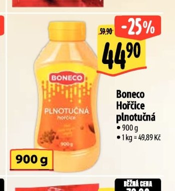 Boneco Hořčice plnotučná