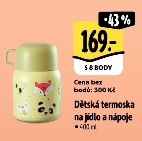 Dětská termoska na jídlo a nápoje