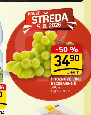 Hroznové víno bezsemenné