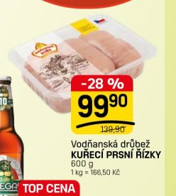 Vodňanská drůbež kuřecí prsní řízky