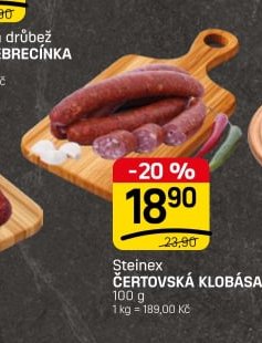 Steinex ČERTOVSKÁ KLOBÁSA