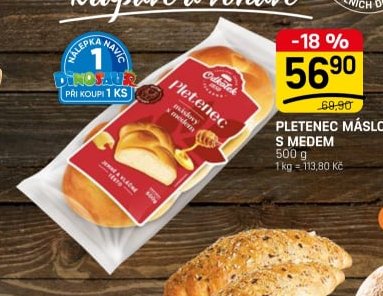 PLETENEC MÁSLOVÝ S MEDEM