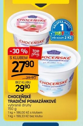 CHOČEŇSKÉ TRADIČNÍ POMAZÁNKOVÉ