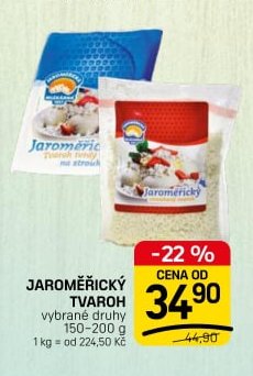 JAROMĚŘICKÝ TVAROH