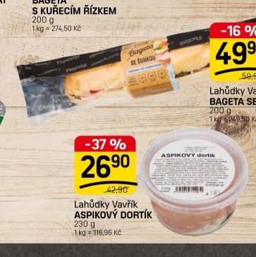 Lahůdky Vavřík ASPIKOVÝ DORTÍK