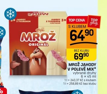MROŽ JAHODY V POLEVĚ MIX