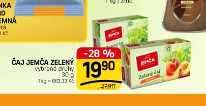 ČAJ JEMČA ZELENÝ