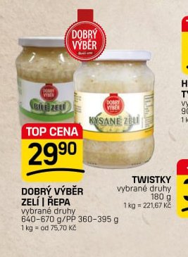 DOBRÝ VÝBĚR ZELÍ | ŘEPA