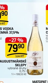 VÍNO AUGUSTINIÁNSKÉ SKLEPY