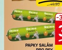 Papky salám pro psy