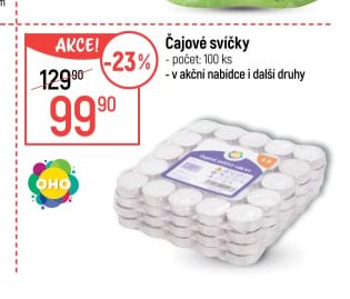 Čajové svíčky