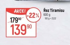 Řez Tiramisu