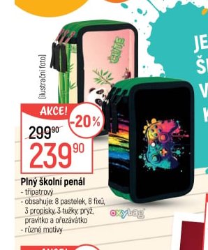 Plný školní penál